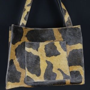 Giraffe Print Tote
